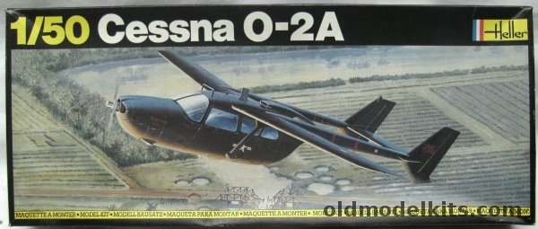 Heller 1/50 Cessna O-2A (Skymaster) - USAF, 408 plastic model kit